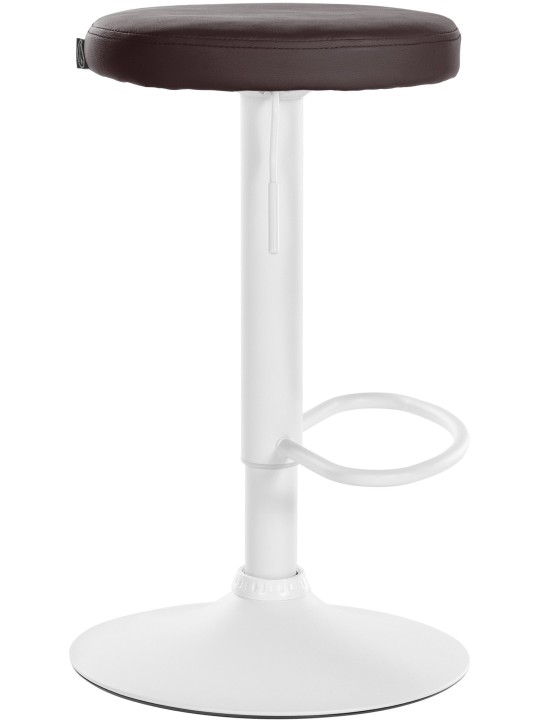 Tabouret de bar Ponte simili cuir, brun