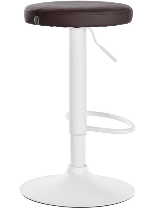 Tabouret de bar Ponte simili cuir, brun