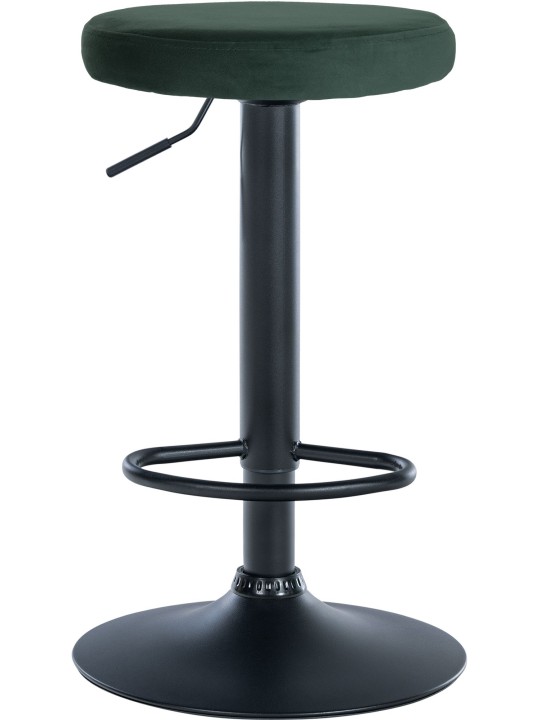 Tabouret de bar Velours Ponte, vert