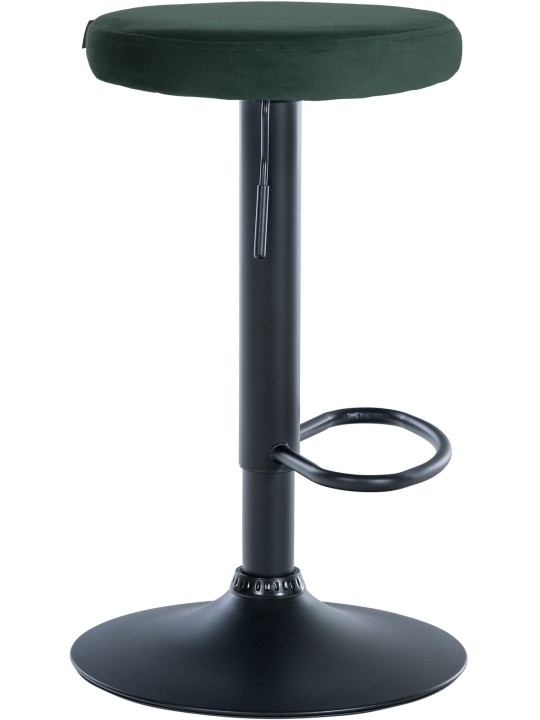 Tabouret de bar Velours Ponte, vert
