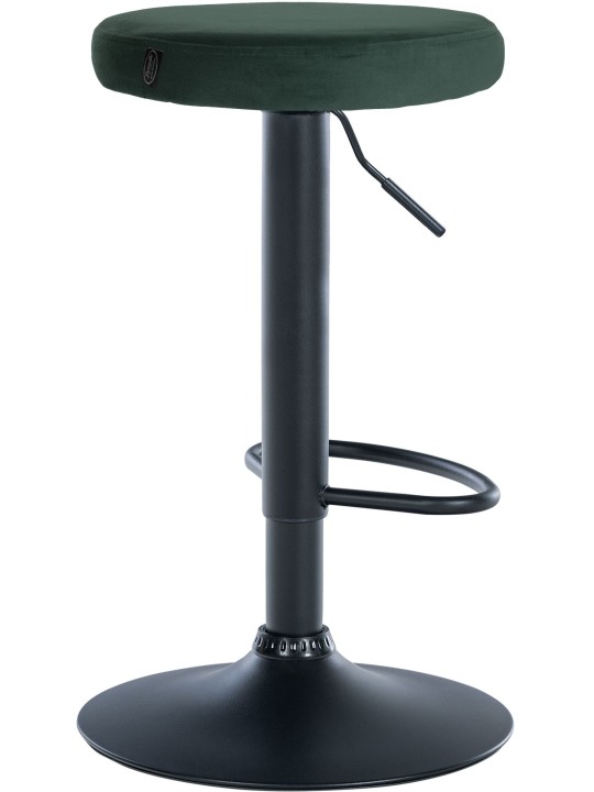 Tabouret de bar Velours Ponte, vert