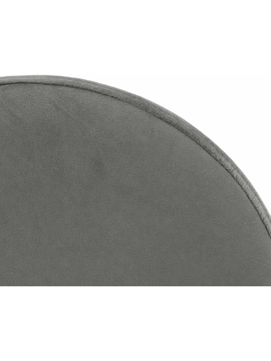 Tabouret de bar Velours Ponte, gris Tabouret de bar Velours Ponte, gris