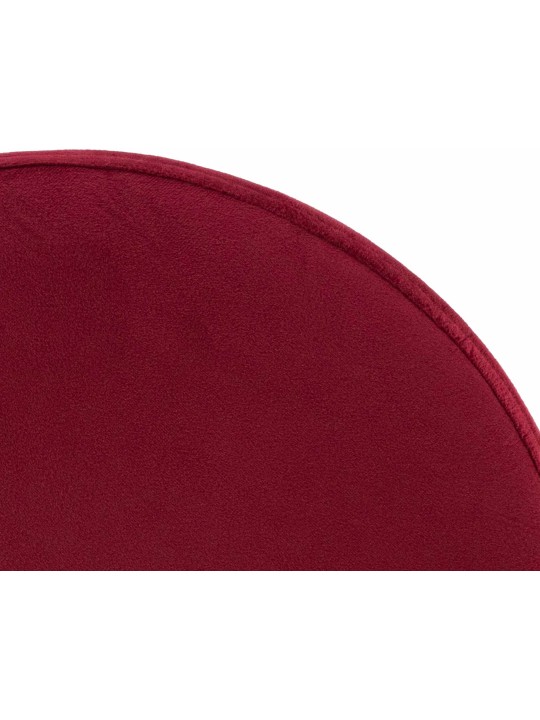 Tabouret de bar Velours Ponte, rouge