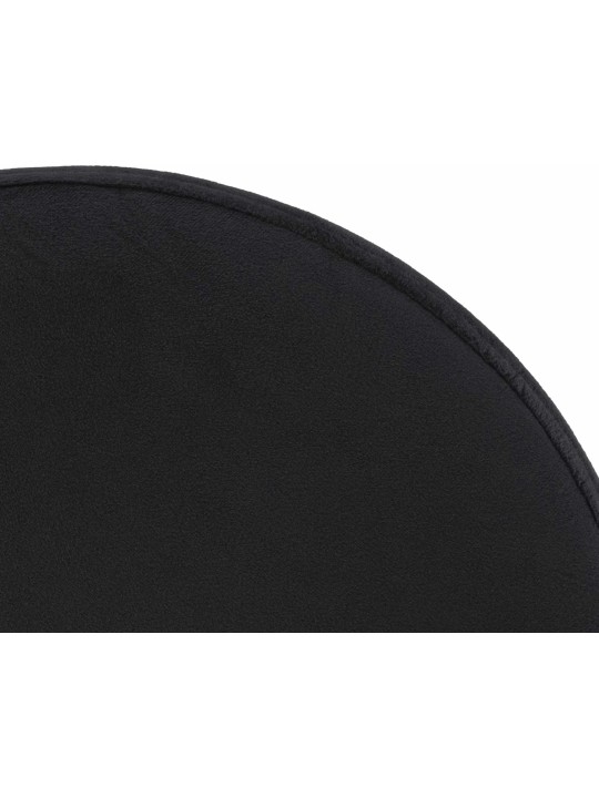Tabouret de bar Velours Ponte, noir