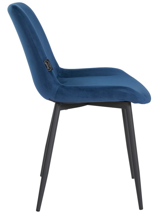 Chaise de salle à manger velours Victoria, bleu Chaise de salle à manger velours Victoria, bleu