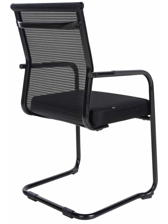 Lot de 2 chaises visiteurs Denny, noir