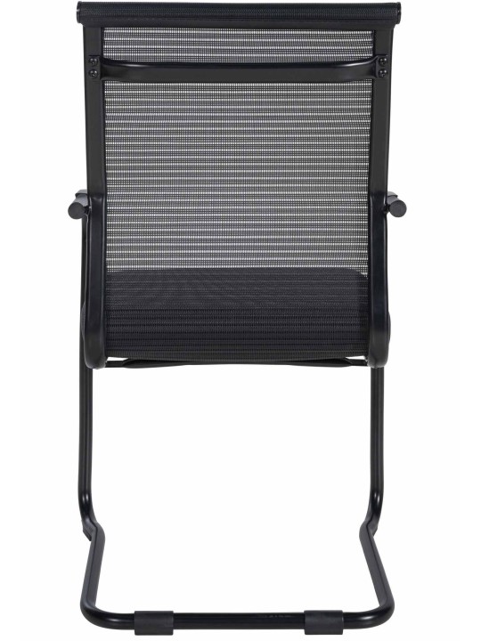 Lot de 2 chaises visiteurs Denny, noir