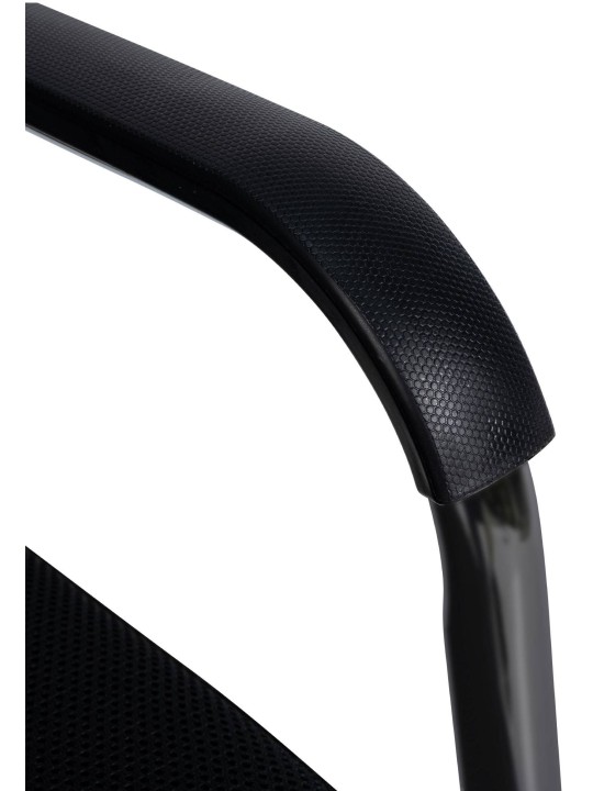 Lot de 2 chaises visiteurs Denny, noir