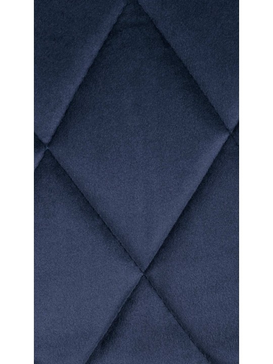 Tabouret de bar Lazio velours, bleu Tabouret de bar Lazio velours, bleu