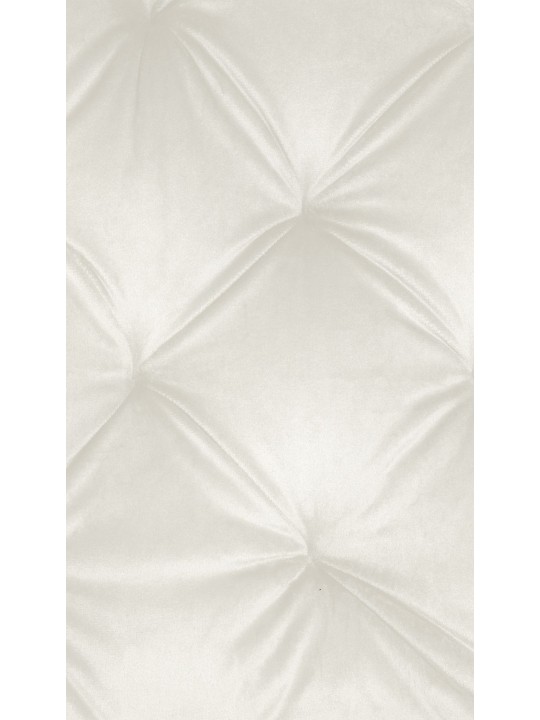 Chaise de salle à manger en velours Stanley, crème Chaise de salle à manger en velours Stanley, crème