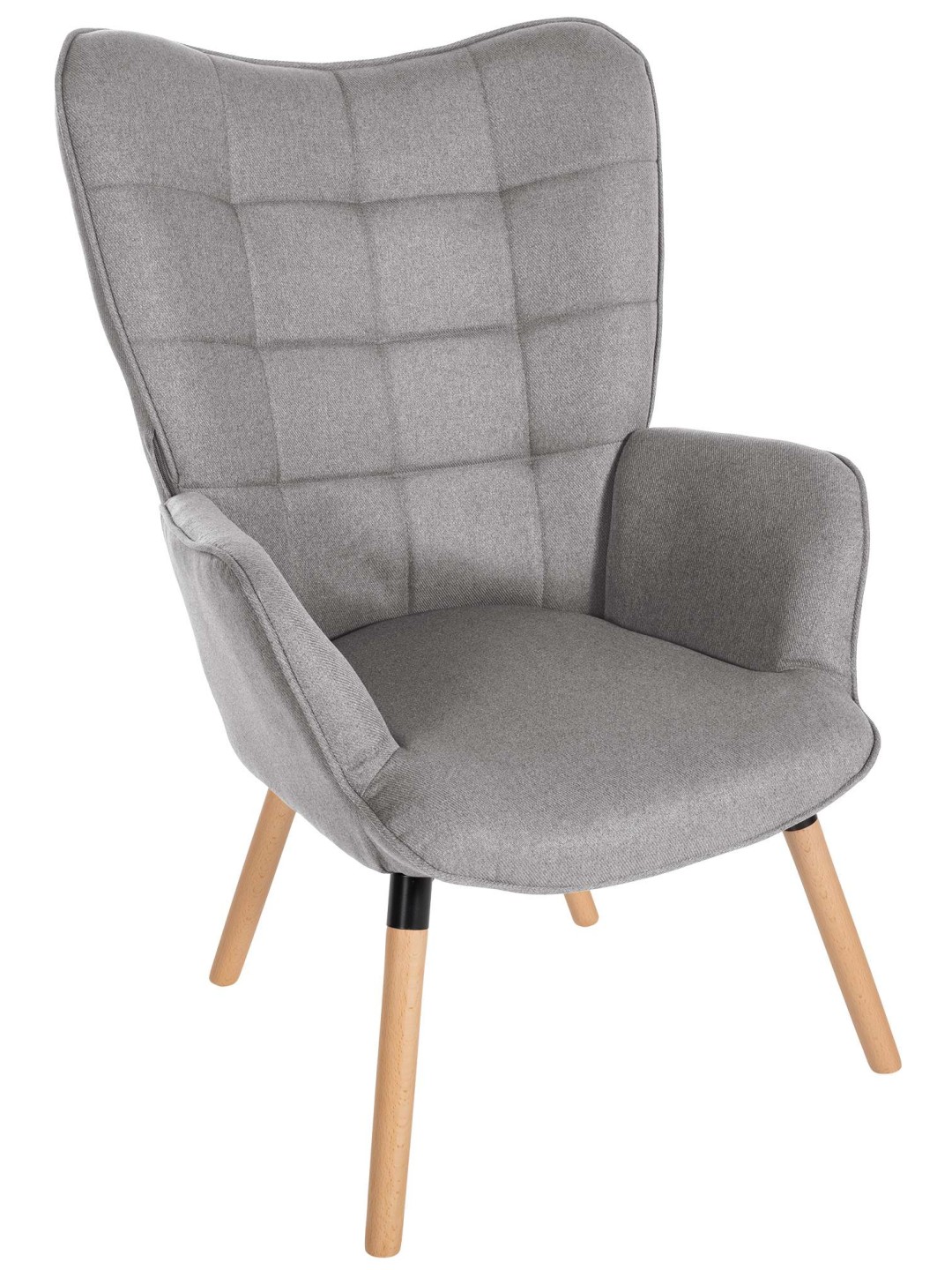 Fauteuil Garding tissu, gris