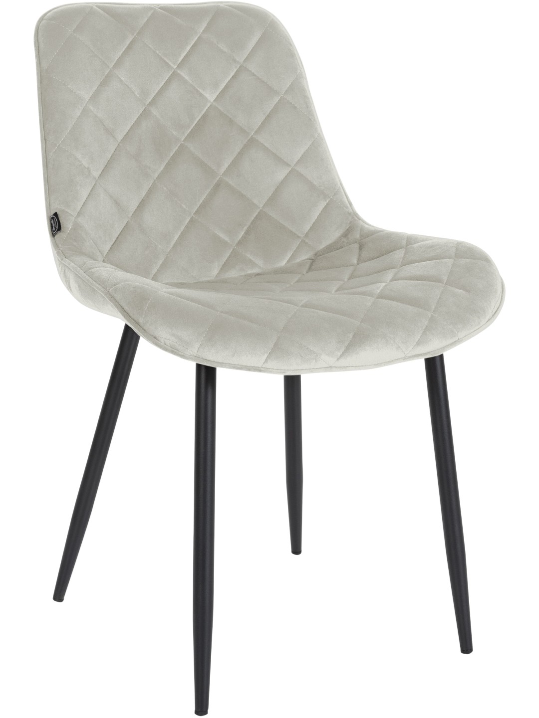 Chaise Springs Velvet, crème