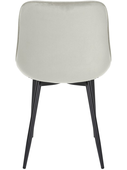 Chaise Springs Velvet, crème