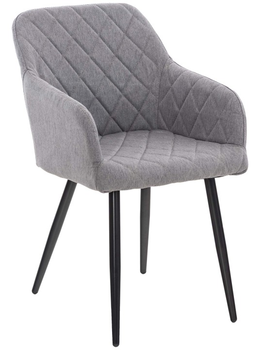Chaise de salle à manger Shila tissu, gris Chaise de salle à manger Shila tissu, gris