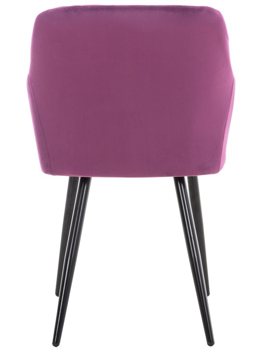 Lot de 2 chaises de salle à manger Shila velours, lilas Lot de 2 chaises de salle à manger Shila velours, lilas