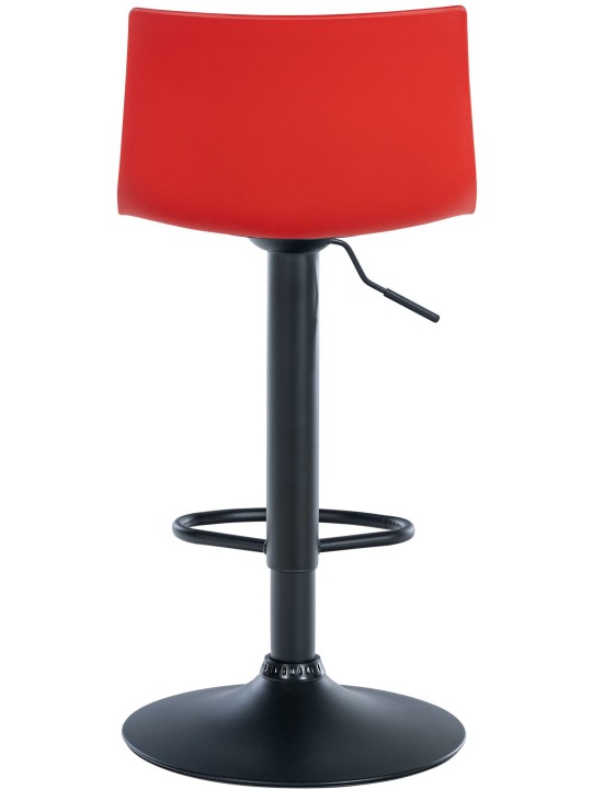 Tabouret de bar Branford plastique, rouge