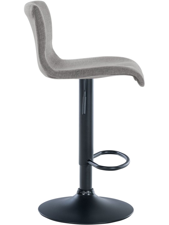 Tabouret de bar Branford tissu, gris clair Tabouret de bar Branford tissu, gris clair