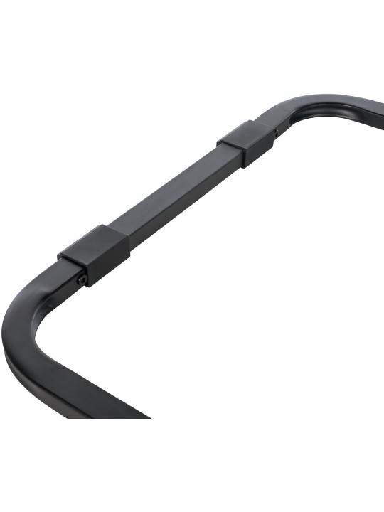 Chaise visiteur XL tissu Anubis, noir/noir