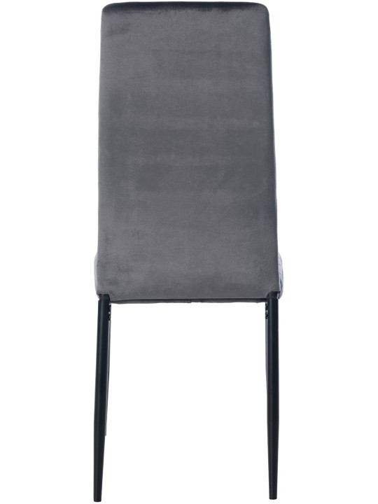 Chaise de salle à manger Mayfair velours, gris Chaise de salle à manger Mayfair velours, gris