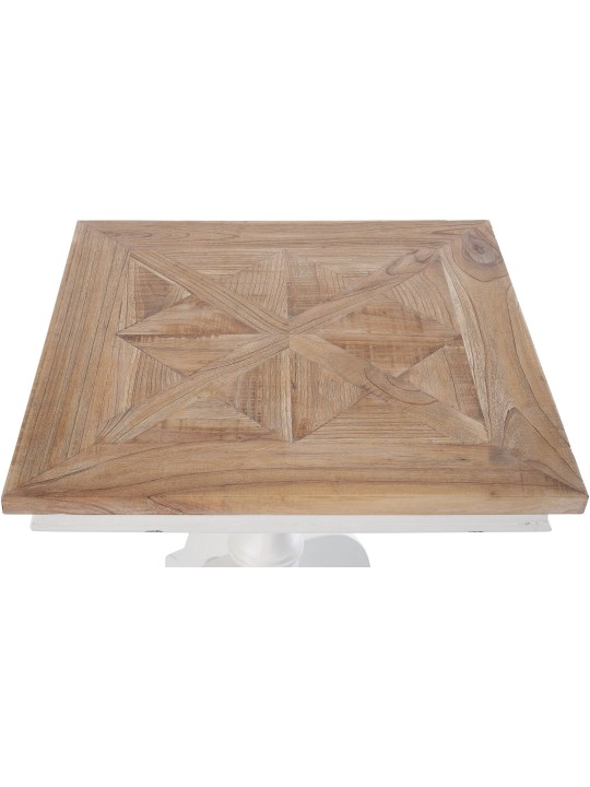 Table bistrot Grasby, naturel/blanc Table bistrot Grasby, naturel/blanc
