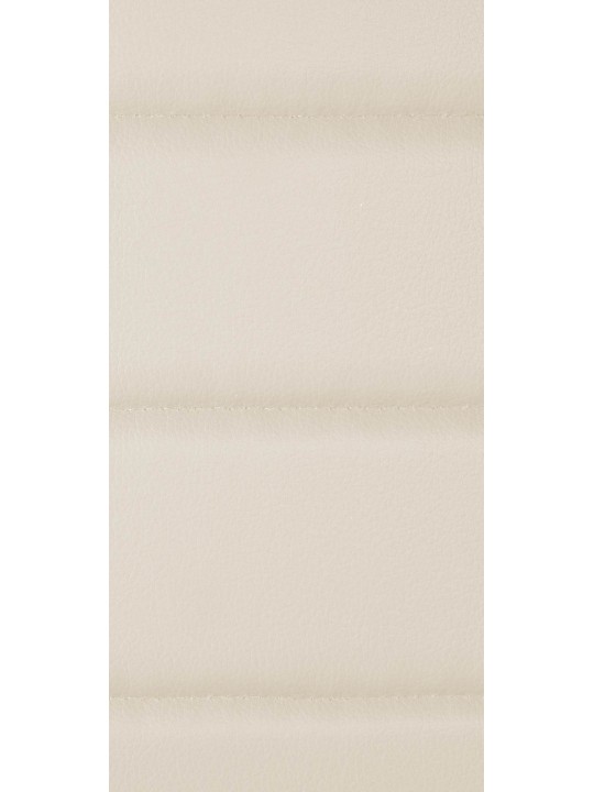 Ensemble de 4 chaises de salle à manger Mayfair simili cuir, crème