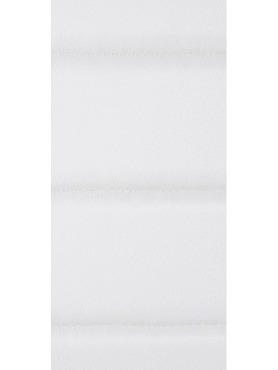 Lot de 6 chaises de salle à manger Mayfair simili cuir, blanc