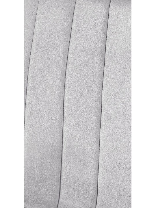 Lot de 4 chaises Dijon velours, gris