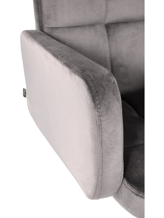 Tabouret de bar Los Angeles velours, gris Tabouret de bar Los Angeles velours, gris