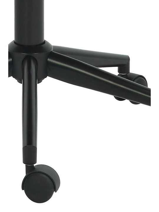 Chaise de bureau Harvest simili cuir, noyer/noir