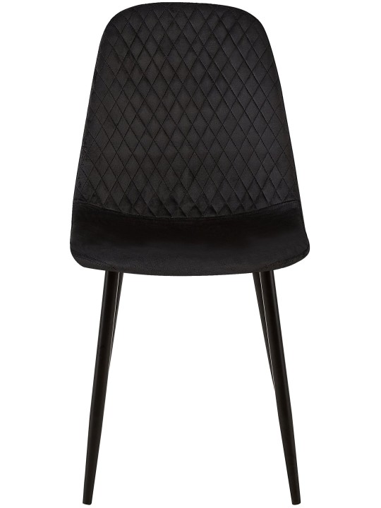 Chaise Giverny velours, noir Chaise Giverny velours, noir