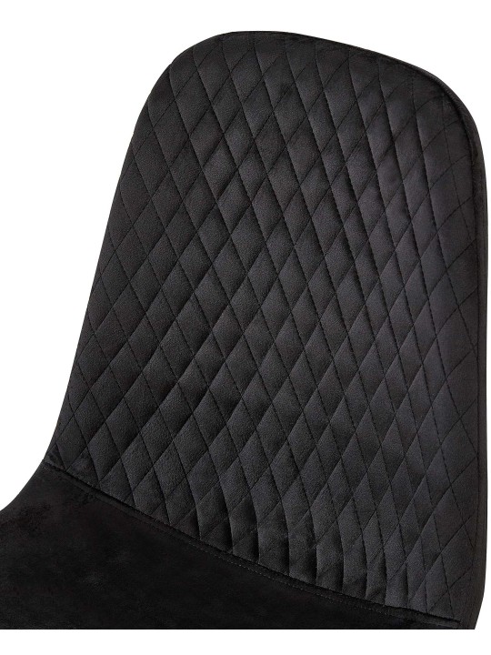 Chaise Giverny velours, noir Chaise Giverny velours, noir