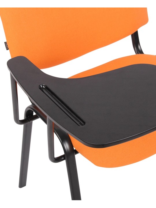 Chaise Ken avec table pliante en tissu, orange
