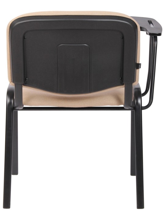 Chaise Ken avec table pliante en tissu, crème