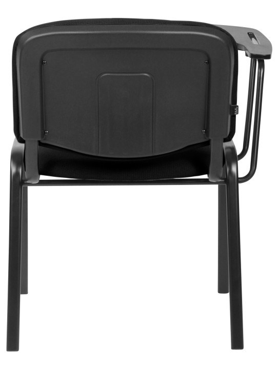 Chaise Ken XL avec table pliante en tissu, noir