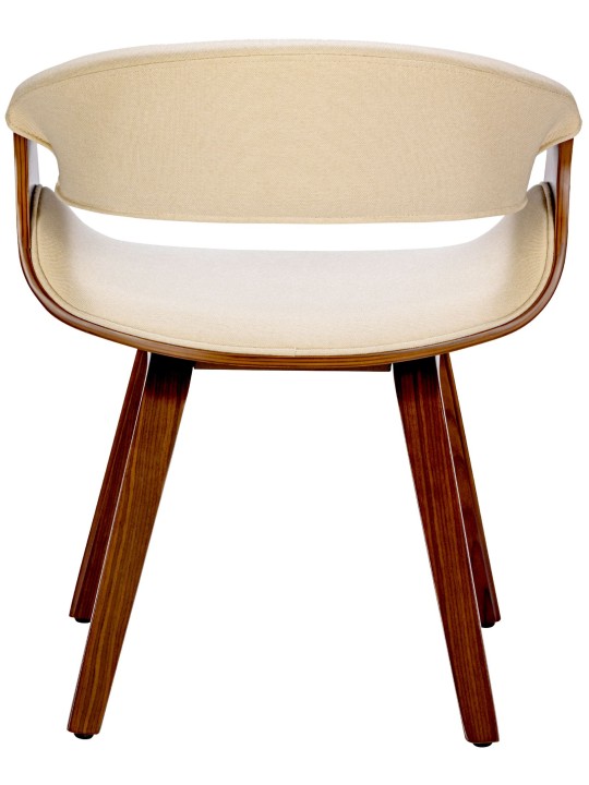 Chaise de salle à manger tissu Foley, noyer/crème Chaise de salle à manger tissu Foley, noyer/crème