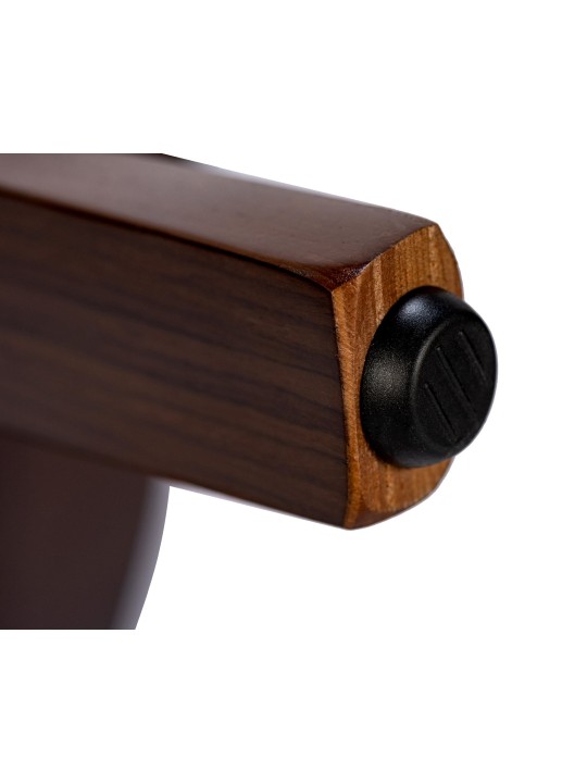 Chaise de salle à manger tissu Foley, noyer/noir Chaise de salle à manger tissu Foley, noyer/noir