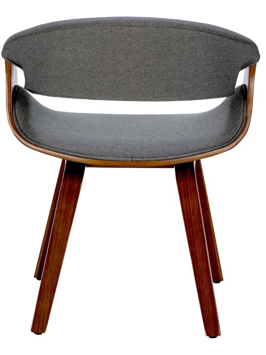 Chaise de salle à manger tissu Foley, noyer/gris Chaise de salle à manger tissu Foley, noyer/gris