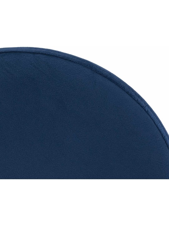 Lot de 2 tabourets de bar Velours Ponte, bleu