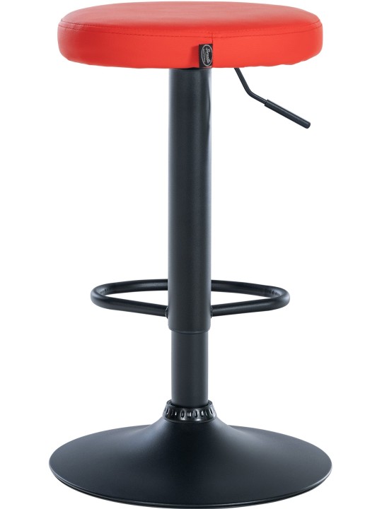 Lot de 2 tabourets de bar Ponte simili cuir, rouge Lot de 2 tabourets de bar Ponte simili cuir, rouge