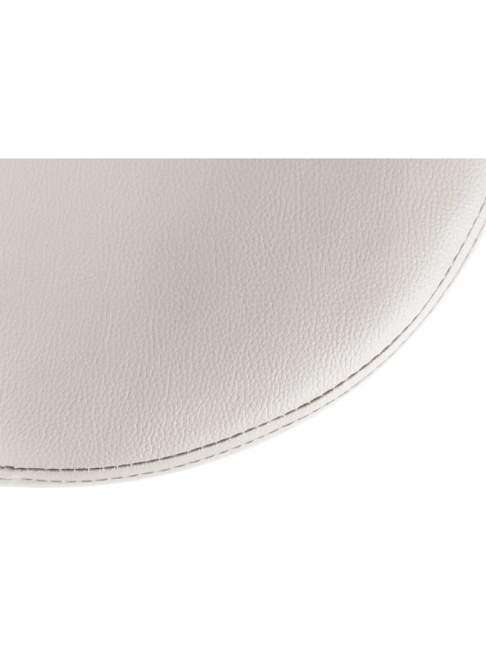 Lot de 2 tabourets de bar Ponte simili cuir, blanc