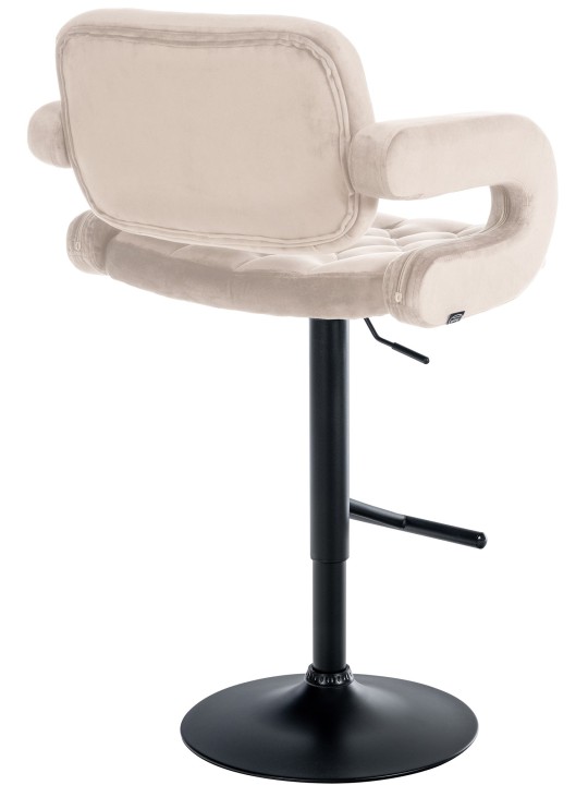 Tabouret de bar Dublin velours, crème Tabouret de bar Dublin velours, crème