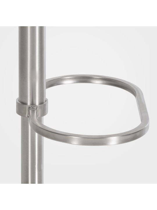 Tabouret de bar Damaso E feutre, gris