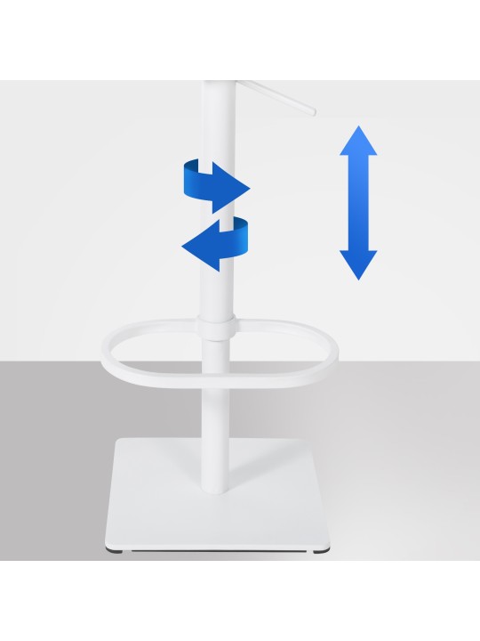 Tabouret de bar Damaso W feutre, gris Tabouret de bar Damaso W feutre, gris
