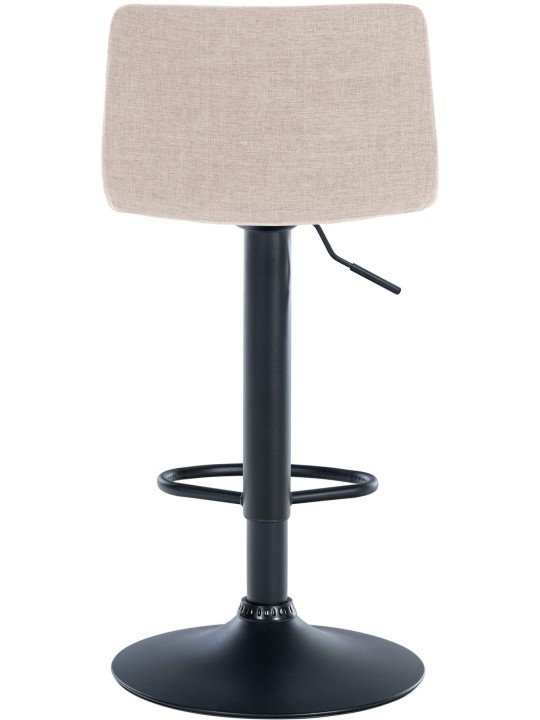 Lot de 2 tabourets de bar Branford tissu, crème Lot de 2 tabourets de bar Branford tissu, crème