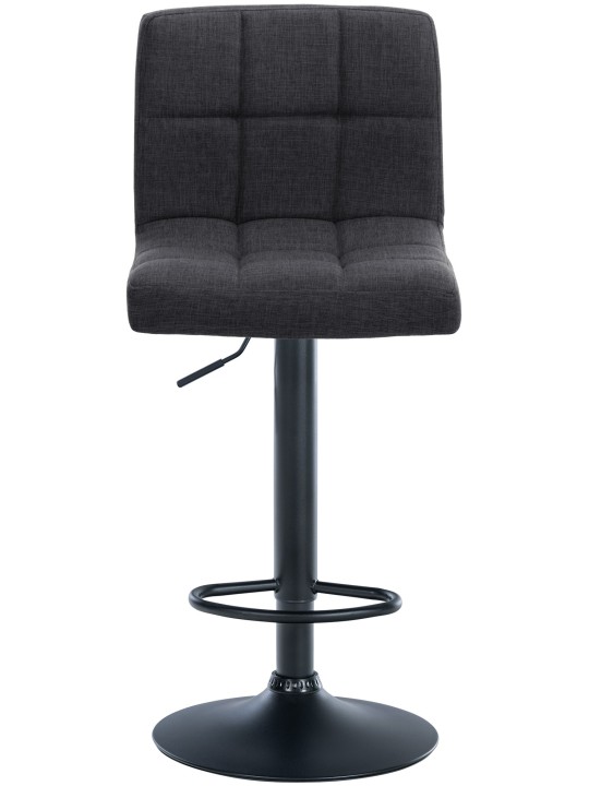 Lot de 2 tabourets de bar Calma tissu, gris foncé Lot de 2 tabourets de bar Calma tissu, gris foncé