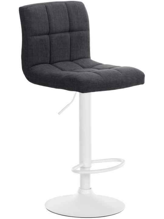 Lot de 2 tabourets de bar Calma tissu, gris foncé Lot de 2 tabourets de bar Calma tissu, gris foncé