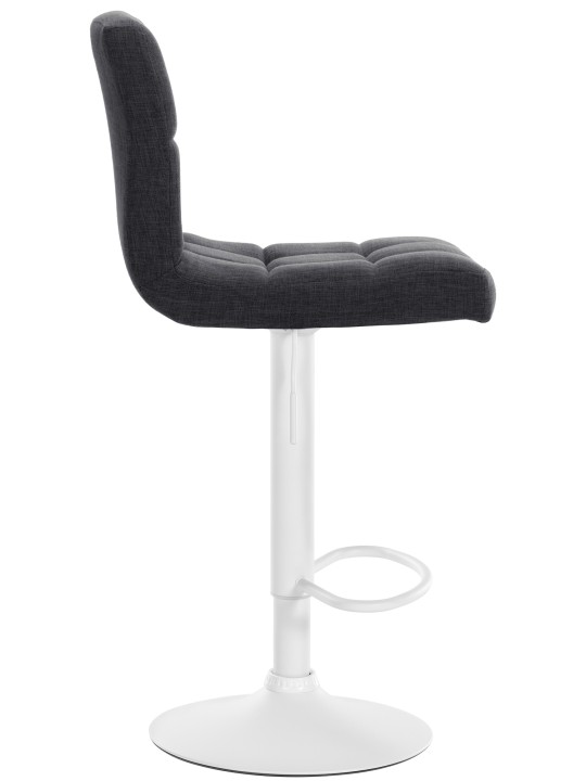 Lot de 2 tabourets de bar Calma tissu, gris foncé Lot de 2 tabourets de bar Calma tissu, gris foncé