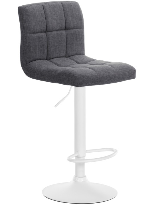 Lot de 2 tabourets de bar Calma tissu, gris clair Lot de 2 tabourets de bar Calma tissu, gris clair
