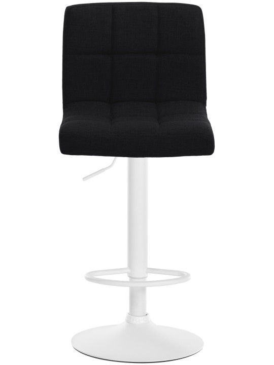 Lot de 2 tabourets de bar Calma tissu, noir Lot de 2 tabourets de bar Calma tissu, noir