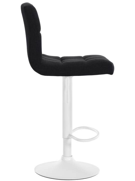 Lot de 2 tabourets de bar Calma tissu, noir Lot de 2 tabourets de bar Calma tissu, noir